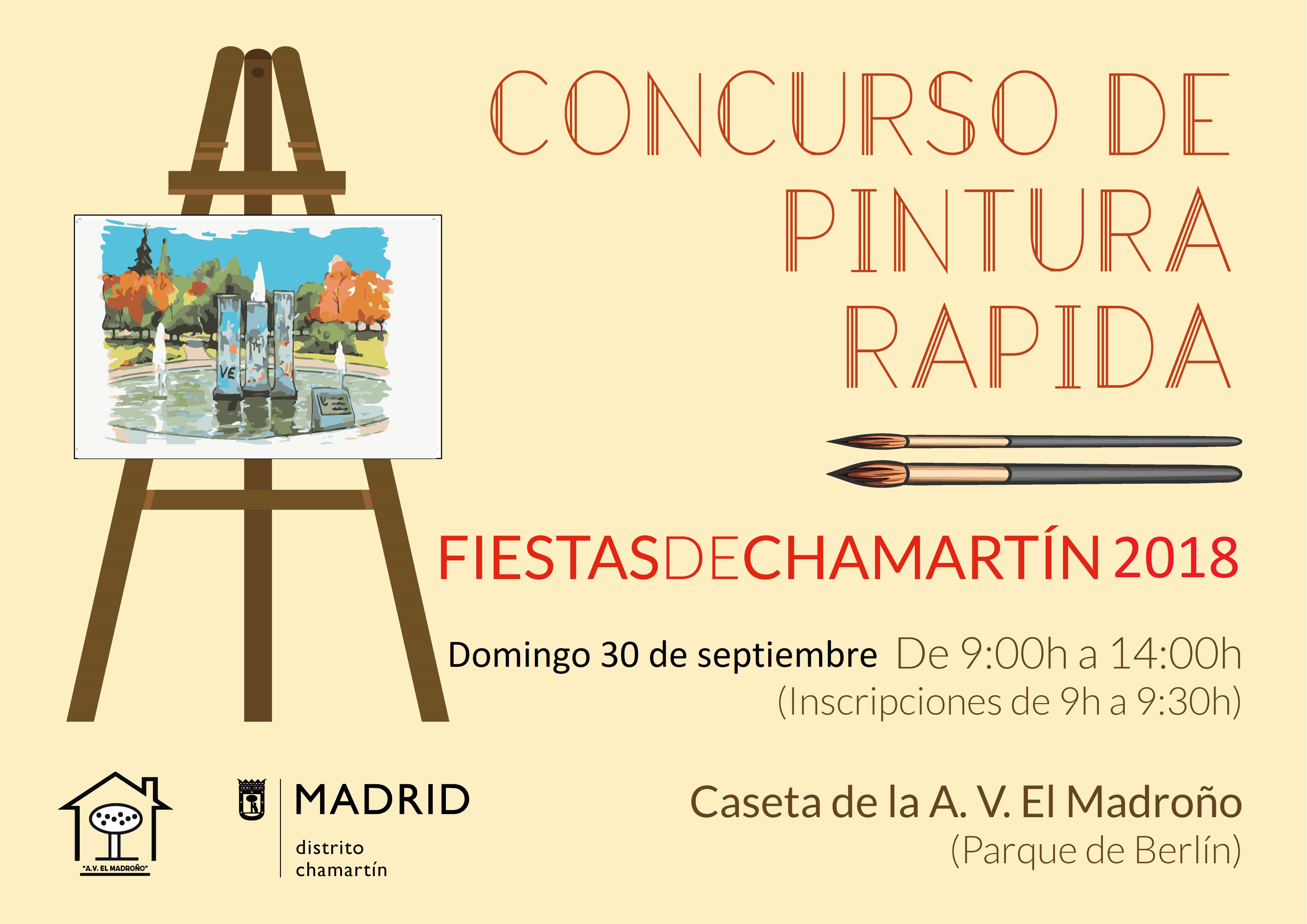 Hola Zanahoria sustantivo Concurso pintura rápida, Fiestas de San Miguel de Chamartín - Asociación de  Vecinos de Chamartín El Madroño